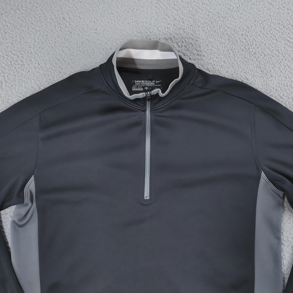 Nike Golf Pullover Mens Medium Dri-FIT Tour Performance 1/4 Zip Jacket - Picture 3 of 16